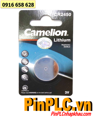 Camelion CR2450, Pin 3v lithium Camelion CR2450 chính hãng (Vỉ 1viên)